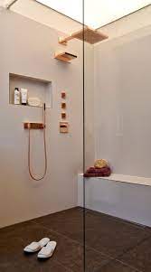 walk in duschen in top design 15 beispiele die beeindrucken 2019 walk in dusche mit sitzbank und wandn in 2021 walk in shower small laundry rooms bohemian house decor