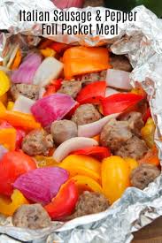 Also known as hobo dinners, foil packet recipes are a favorite cheap & easy summer campfire or grill meals. Italian Sausage And Pepper Foil Packet Meal Home Made Interest