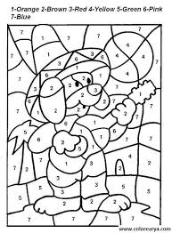Dibujos Para Colorear Con Numeros