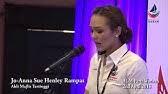 Winner of the pesta kaamatan 2007 'unduk ngadau' singing a kadazandusun song. Jo Joanna S Wedding Youtube