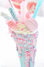 Cotton Candy Freak Shake Kara S Party Ideas Unicorn Desserts Yummy Food Dessert Freak Shakes