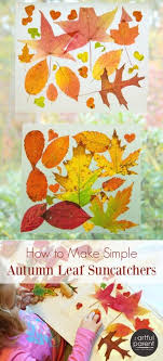 Simply Gorgeous Autumn Leaf Suncatchers Fall Crafts For Kids Fall Crafts Leaf Crafts