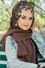 Aise Tesettur Leopar Kahve Buzgulu Bandana Hazir Sal 1 Moda Stilleri Sal Bandanalar