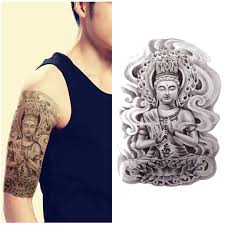 We love the fact that the tattoo on one side of the body is the same theme as the armband tattoo on the other. Sex Arm Tatoo 3d Men Buddha Tattoos Designs Waterproof Temporary Tattoo Large Body Art Stickers Lotus Flash Tattoo Sleeve Sleeve Tattoos For Men Tattoo Sleeve Design Ideastattoo Arm Sleeve Aliexpress