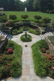 Cruciform Sunken Garden Jardines Jardin Con Piedras Jardineria
