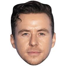 Danny Jones (Stubble) Big Head. Masque plus grand que nature.