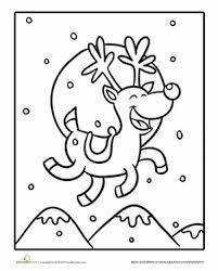 A few boxes of crayons and a variety of coloring and activity pages can help keep kids from getting restless while thanksgiving dinner is cooking. Rudolph Worksheet Education Com