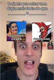 1 minuto pra achar uma dupla mais forte do que Gaban e Figarland Garling  #anime #otaku #onepiece #gaban #garling
