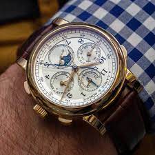 beyer chronometrie ag zurich on instagram german watchmaking at it s best a lange sohne 1815 rattrapante perpetual calendar with the l 101 1 movement