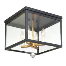 Black And Gold Flush Mount Ceiling Light Crystorama Lighting Four Light Flush Mount Flush Mount Lighting Ceiling Lights Gold Ceiling Flush Mount Ceiling Lights