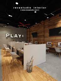 Langkah pertama yang bisa kamu lakukan adalah meminimalisir penggunaan warna dan batasi dengan penggunaan warna. Jasa Desain Interior Ruang Kerja Minimalis Modern Terbaru 2021 Arsitag