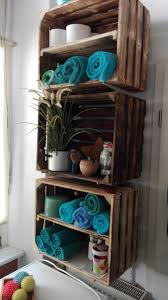 Badregal Aus Obstkisten Obstkisten Obstkisten Holz Badregale