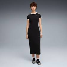 T7 FAMILY Women's Slim Cotton Jersey Dress | PUMA India