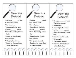Show The Evidence Book Marks Common Core 3rd Grade Writing 4th Grade Reading Kids Literacy