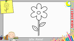 Blume Zeichnen Lernen Einfach Schritt Fur Schritt Fur Anfanger Kinder 13 Youtube