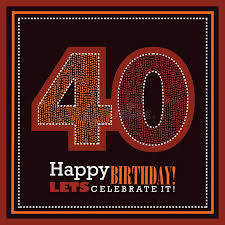 Subscribe to my free weekly newsletter — you'll be the first to know when i. 40th Birthday Card Vector Illustrtaion Stock Vector Illustration Of Happy Concept 123093357