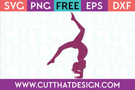 Download Free Svg Files Gymnast Design 4 Cut That Design PSD Mockup Templates