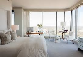 Not only that, you can achieve the elegant look for your room with this giant curtain. Floor To Ceiling Windows Contemporary Bedroom Pieces Inc