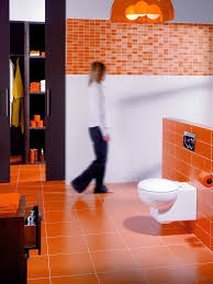 Orange Porcelain Stoneware View The Collections Orange Bathrooms Tile Bathroom Orange Bathrooms Designs