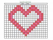 Kids Activity Pages Graph Art Fun Graphing Valentines Printables Free Graph Paper Art