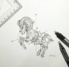 Black And White Geometric Animal Drawings Pin On Kearny Rosanes