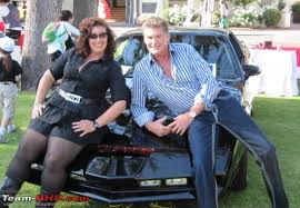 That's right, david hasselhoff is auctioning off his personal kitt knight rider car online and the bidding is absolutely furious. David Hasselhoff Puts Kitt Knight Rider On Sale Team Bhp