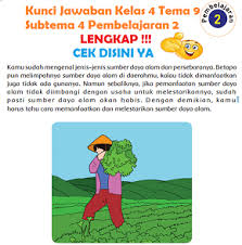 Check spelling or type a new query. Lengkap Kunci Jawaban Kelas 4 Tema 9 Subtema 4 Pembelajaran 2 Simple News Kunci Jawaban Lengkap Terbaru
