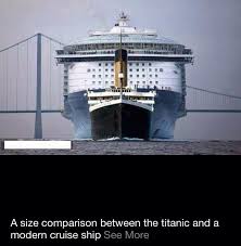 Allure of the seas cruise ship. Titanic Vs Modern Cruise Ship Cruise Ship Titanic Cruise