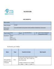 Si no es el caso, una carta escrita a mano es una opción más segura. Formato Carta Descriptiva Bullying Taller Bullying Carta Descriptiva Nmero De Pltica Nombre De La Pltica Bullying Objetivo General Fecha Y Course Hero