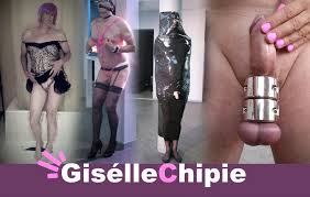 Giselle Chipie Met Une Cage De Chastete Et Surprise a La Fin: Shemale Big  Cock Big Cock Porn