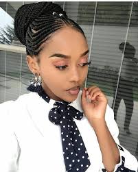 Updo hairstyles for long, medium hair in 2020. Ghana Braids New Straight Up Hairstyles 2020 Novocom Top