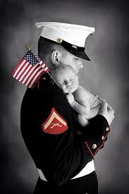 A Marine And His Baby Hope I Can Do This With My Nephew Before They Move 아기사진 미국 실사