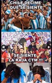 Las redes sociales destacaron la humillante goleada de lionel messi y compañía sobre paraguay e hicieron humor con su próxima víctima, el país anfitrión. Especial Los Mejores Memes De La Final De Chile Vs Argentina En Copa America Centenario Futuro