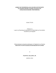 Check spelling or type a new query. Pdf Lawak Ng Pagpapahalaga Ng Mga Estudyante Sa Asignaturang Filipino Kaugnay Ng Kanilang Akademik Performans