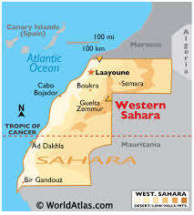 The table at the bottom of this page provides the names, generalized locations, and surface areas of over twenty major deserts. Western Sahara Maps Facts World Atlas