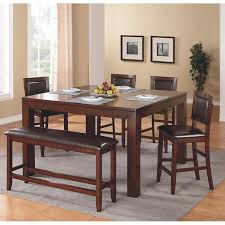 The xcalibur counter height dining set with upholstered bench, made by winners only, is brought to you by dunk & bright furniture. 6 Piece Fallbrook Counter Height Set Nebraska Furniture Mart Counter Height Dining Sets Dining Room Sets Table