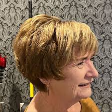 Thank you Jackie Jurnich! Always my pleasure. A natural base colour that  works with Jackie's skin tone and forgiving as regrowth appears. By Michael  Z. #bluedoorsalonlockportny #difiabacolor