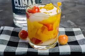 Find this and other moonshine cocktails at. Rainier Cherry Peach Moonshine Cocktail Mooshu Jenne
