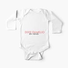 She is ruling the tiktok with her elder sister charli damelio. Dixie Damelio Long Sleeve Baby One Piece Redbubble