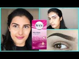 This is the area you want to keep varied and natural—and plucking as needed feels safer as far as thinner skin is concerned. In 3 Min How To Wax Your Eyebrows At Home Use Veet Wax Strips To Wax Eyebrows Youtube Waxed Eyebrows Veet Wax Strips Wax Strips