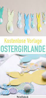 Osterhasen basteln bastelvorlage | osterhasen vorlagen | ostern bastelvorlage | miomodo diy blog über geschenke, freebies und do it yourself ideen Ostergirlande Basteln Diy Bastelidee Fur Ostern Mit Osterhasen Vorlagen Meinestube