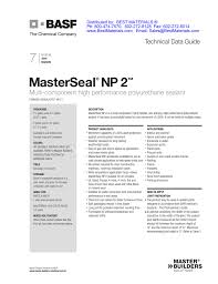Np 2 Product Data Sheet Manualzz Com