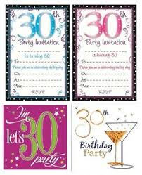 Turning thirty is a confusing juncture of life. Age 30 30th Birthday Party Invitations Envelopes Boy Male Girl Female Invite Ebay