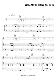 It is often synonymous with the lindy hop dance but might include elements of the jive, east coast swing, collegiate shag, charleston, balboa and other swing dances. Wake Me Up Before You Go Go Sheet Music George Michael Sheetmusic Free Com