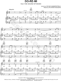 Get 12 cds for the price of 1 at bmg music service! Do Re Mi From The Sound Of Music Sheet Music In C Major Transposable Download Print Sku Mn0104323