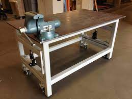 Building A Welding Table Top From 1 Plate How Much Bracing Metal Work Bench Welding Table Welding Bench
