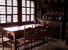Dining Room Wikipedia I came across a post from offbeat homes about a medieval tavern themed game room.