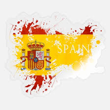 Spain flag spanish la liga country football europe symbol nation saudi arabia. Spain Flag Spanien Flagge Fahne Espana Geschenk Sticker Spreadshirt