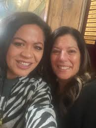 Look who I saw tonight. Class of 86 repping. Love you girl!