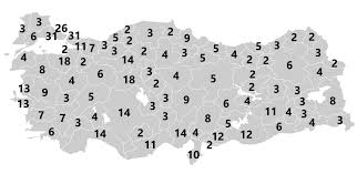 Tbmm Uyeliklerinin Illere Gore Dagilimi Vikipedi